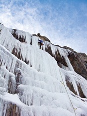 Ice Climbing, Photo Credit: James Tucker
