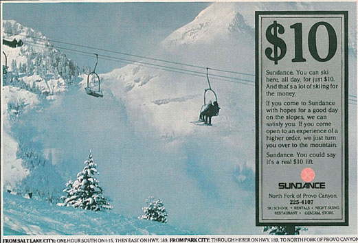 Old Sundance Resort Ad