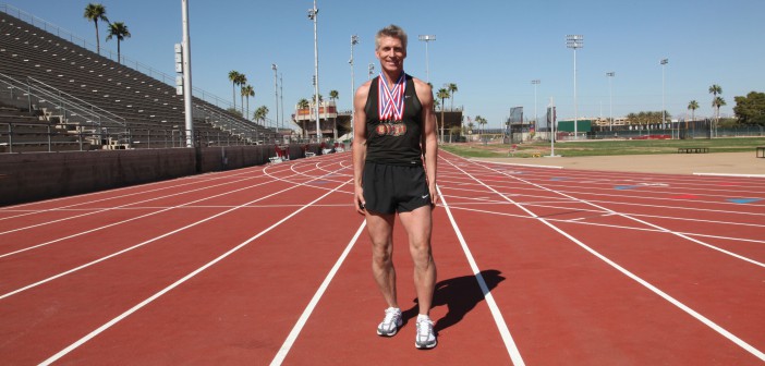 Eric Johnson and his medals