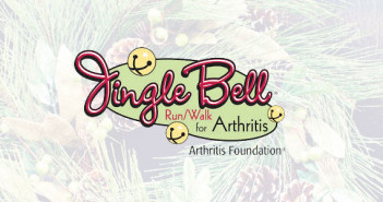 Jingle bell walk or run logo