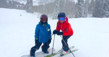 kids learn to ski at learn to ski and snowboard month