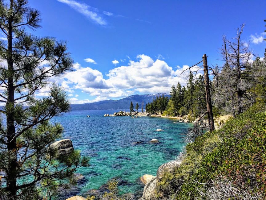 Lake Tahoe shore view