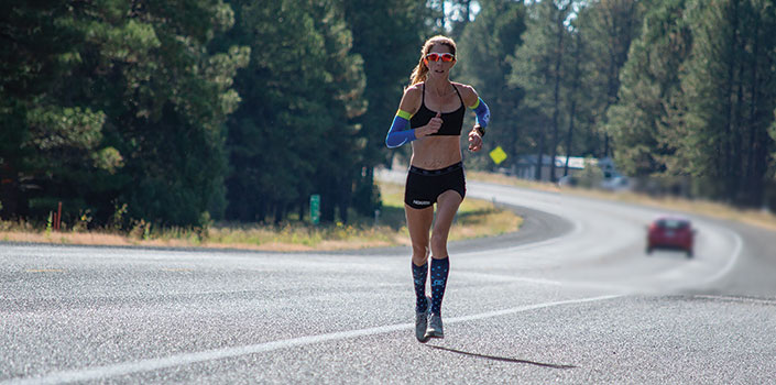 Athlete Steph Bruce believes good sleep matters and powers her racing.