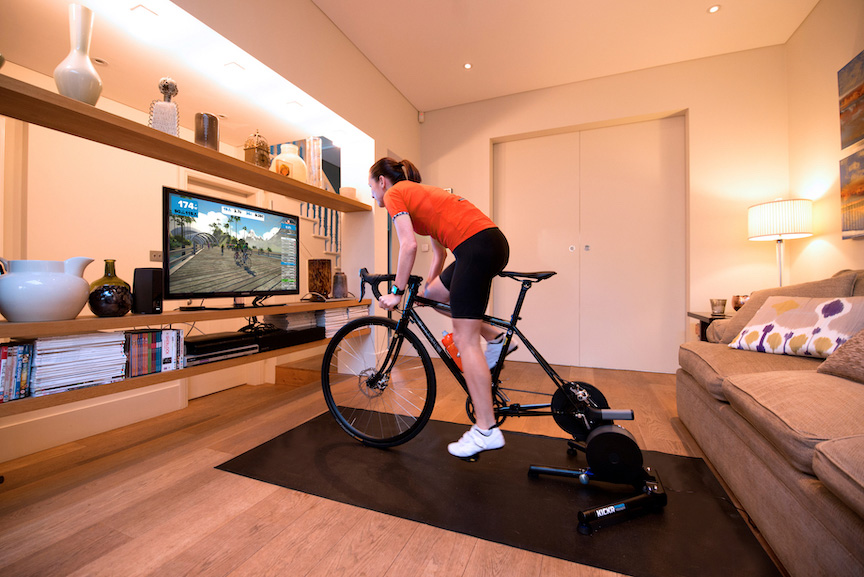 zwift train at home