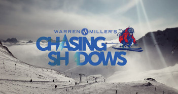 warren miller's chasing shadows logo
