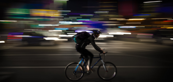 how to bike safely in the dark
